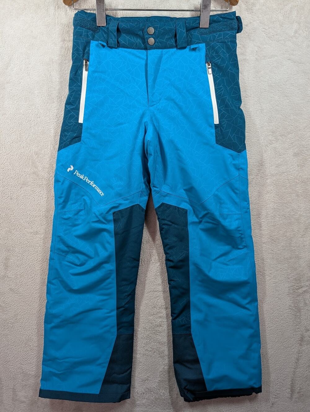 Peak Performance Snow Pants Ski Snowboard Size Junior Size 150 Blue Pink